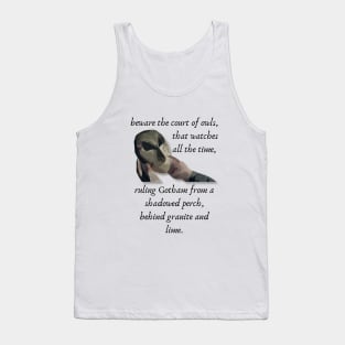 Beware the Court of Owls Tank Top